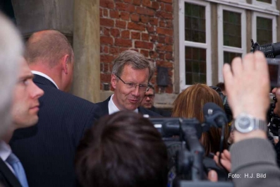 Fotos vom Besuch des  Bundespräsidenten Wulff in Stade_5