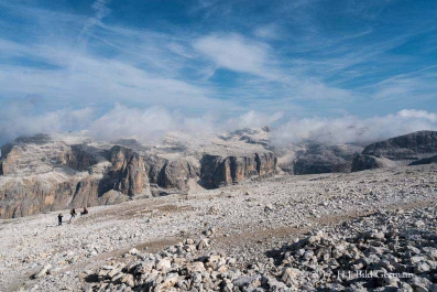 Dolomiten: Vom Pass Pordoi Aufstieg zum Piz Boe und zurück_14