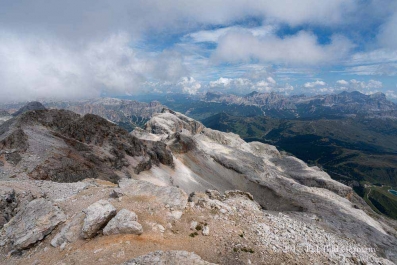 Dolomiten: Vom Pass Pordoi Aufstieg zum Piz Boe und zurück_30