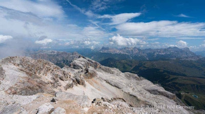Dolomiten: Vom Pass Pordoi Aufstieg zum Piz Boe und zurück_31