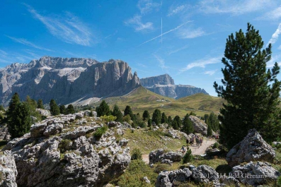 Wanderung vom Sellajoch über die steinerne Stadt durch die Langkofelscharte nach Wolkenstein_7