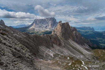 Wanderung vom Grödner Joch über die Puez- Hütte und Sieles-Scharte zur Juac Alm _19
