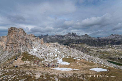 Wanderung vom Grödner Joch über die Puez- Hütte und Sieles-Scharte zur Juac Alm _21