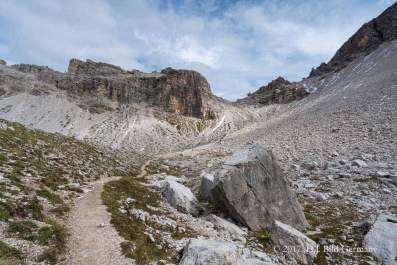 Wanderung vom Grödner Joch über die Puez- Hütte und Sieles-Scharte zur Juac Alm _39